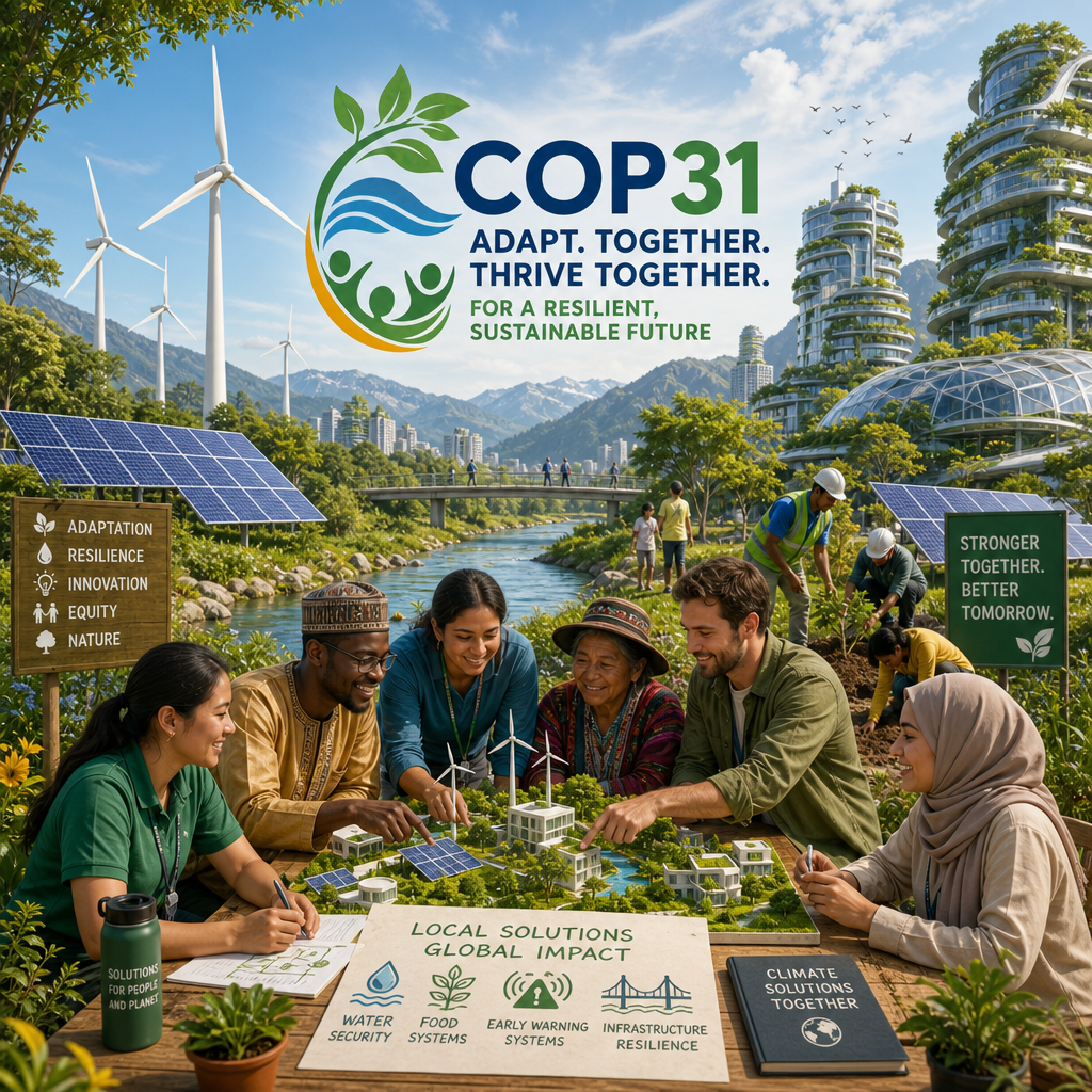 COP31 Theme Focuses on Climate Adaptation Strategies for Future Resilience